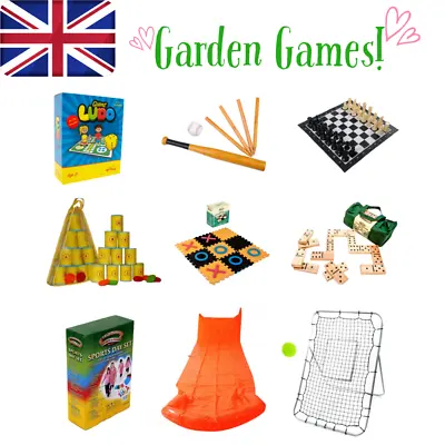 Children Garden Outdoor Summer BBQ Party Kid Family Fun Games Dominoes Football • £34.11