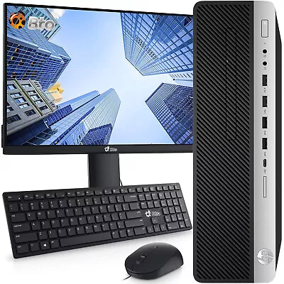 HP Desktop Computer PC Intel I5 I7 32GB Ram 1TB SSD 2TB HDD New 24  LED Win10 P • $299.99