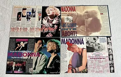 MADONNA Clip Collection Posters Music Magazines Vintage Rare 1980s 1990s • $15