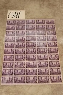 G41 Vintage 1946 Issued Sheet Of 3 Cent Stamps 150 Years Of Statehood Tennessee • $9.99