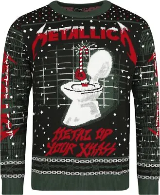 Metal Up Your Ass Metallica Holiday Sweater Christmas Sweats Jumper • $125.80