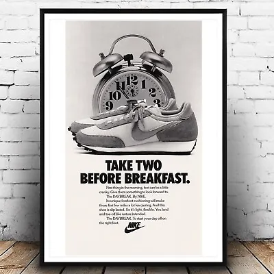 £11 • Buy NIKE Vintage Ad Fashion A3 Poster, Wall Art, Prints For Walls, Home Decor