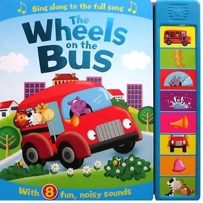 Wheels On The Bus Sound Book (8 Buttons Hardback NEW!!!!) • £14.99
