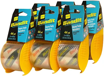 $25.99 • Buy Seal-It Bandit Shipping Packing Tapes 2″X1600″ Heavy Duty One Arm Dispenser 6Pck