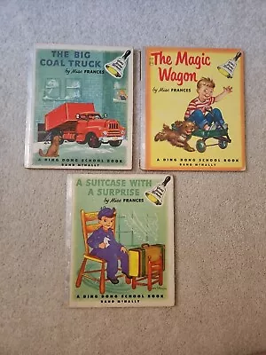 Vintage Lot Of 3 Ding Dong Scool Books Miss Frances • $14