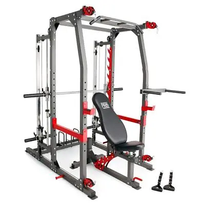 Marcy SM-4903 Smith Machine And Bench Multi Gym Fitness Station Equipment • £970.95