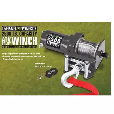 $137.58 • Buy 2500LB Pound WINCH KIT ATV QUAD POLARIS SPORTSMAN 400 500 550 570 800 850 HO