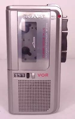 Sony M-570V Microcassette-Corder VOR Cassette Recorder For Dictation - Works • $49.99