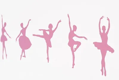 Ballet Dancer Ballerina Wall Art Vinyl Decals/Stickers - Various Colours / Sizes • £4.50