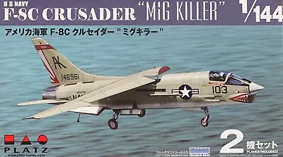 1/144 Fighter: Vought F-8C Crusader 2in1  Mig Killer [USN] #PDR32 : PLATZ • $18.89