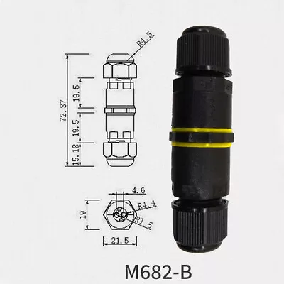 £16.14 • Buy IP68 Waterproof Junction Box Case/Electrical Cable Wire Connector Outdoor 240V