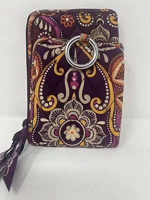 Vera Bradley Safari Sunset Double ID Wristlet Wallet Zip Retired • $19