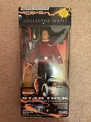 Playmates Star Trek Captain James T. Kirk 9  Action Figure Movie Edition 1994 • $9.99