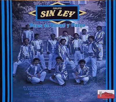 Grupo Sin Ley Lp Vinyl Puras De Rompe Y Rasga 1990 El Chivo Brincado  • $15