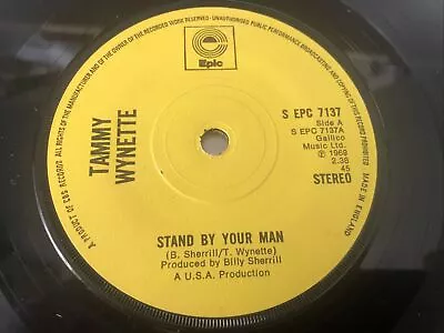 £2.99 • Buy Tammy Wynette - Stand By Your Man 7  Vinyl Single Record