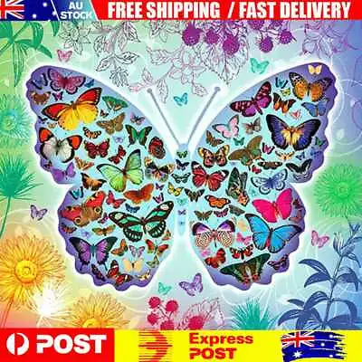 $11.79 • Buy 5D Diamond Painting Butterfly DIY Round Drill Mosaic