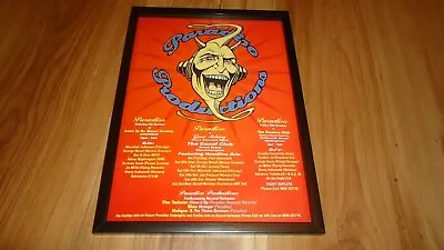 PARADISO 1996 Marshall Jefferson/paul Oakenfold-framed Original Advert • $17.39