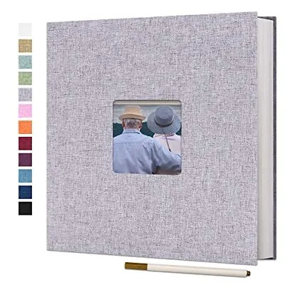 Large Photo Album Self Adhesive For 4X6 8X10 Pictures Scrapbook Album 40 Pages • £17.88