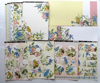 £2.99 • Buy Kanban 16 A4 Sheets Song Bird Toppers, Inserts & Card Kit