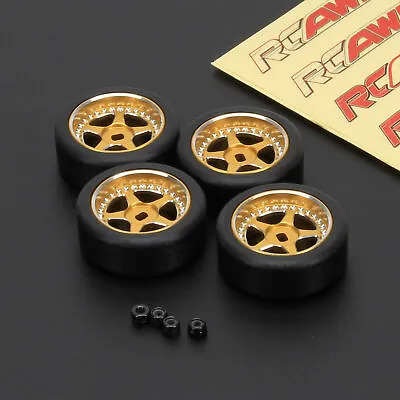 RCAWD Enlarged Rim Wheel Plastics Tire For 1/28 Kyosho Mini-Z Mini-Q Mini-D • $22.98