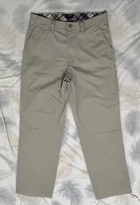 J. Crew Men's Pants Regular Fit Khaki 100% Cotton Made In HK 32W 32L • $23