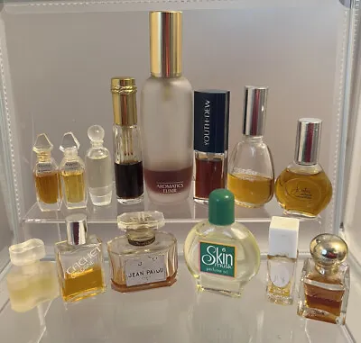 Vintage Perfume Lot Of 14 Mini Travel Tester Size - Various • $65