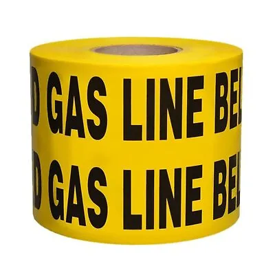 MERCO M226 Non-Detectable Underground Tape Buried Gas LINE 6in X 1000ft - 1 Roll • $48