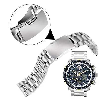 22mmFor Citizen Promaster Skyhawk JY8078-01L  Stainless Steel Watch Band  • £27.59