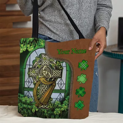 Personalized Irish Tote Bag Custom Irish Shoulder Bag Vintage Irish Handbag • $25.99