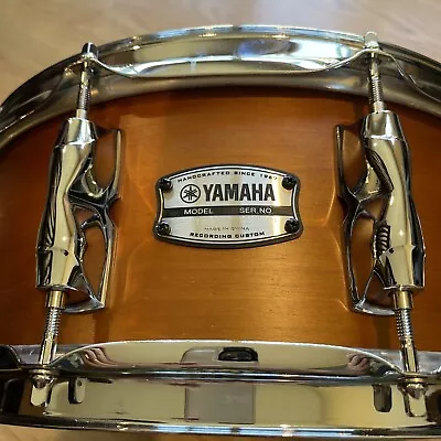 Yamaha Recording Custom Wood Snare Drum 14x5.5 Real Wood • $450