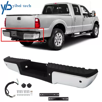 For 2008-2016 Ford F250 F350 Super Duty Rear Step Bumper Assembly W/Sensor Hole • $208.25