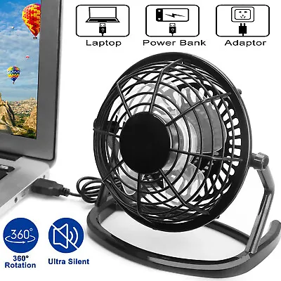 Portable Mini USB Desk Fan Cooling Air Cooler For Laptop Computer Super Quiet US • $12.97