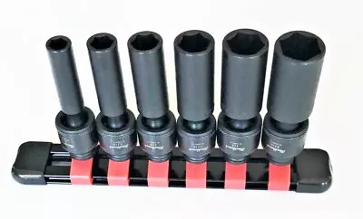 6pc Proto Blackhawk 1/4 Deep Impact Universal Swivel Flex Socket Set SAE U1356DS • $29.99