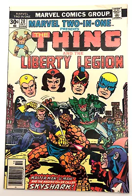 Marvel Two-In-One The Thing And Liberty Legion Marvel  #20 October 1976 • £9.50