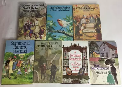 Vintage Lot Of 7 Miss Read Books Vintage 1970s Hardcover 1st Editions Fairacre • $54.99