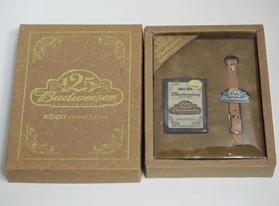 $185 • Buy Zippo Budweiser 125th Anniversary Limited Edition Japan 05281