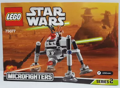 LEGO Star Wars 75077: Homing Spider Droid Microfighter (100% Complete With Instr • $32.50