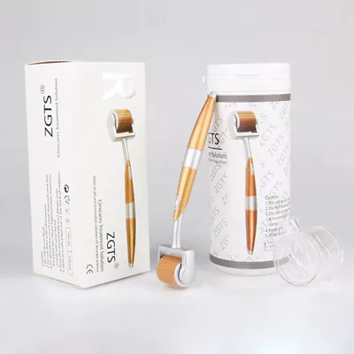 $18.99 • Buy ZGTS Titanium Derma Roller  540 192 Micro Needles Scars Anti Aging Derma Roller