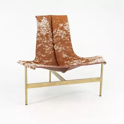 Gratz Industries Laverne TG-15 Sling Lounge Chair Hair On Hide With Bronze Frame • $7500