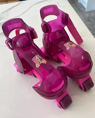 Girls VintagePink Barbie Interchangeable Skates Collectors Item 7128 • £89.99