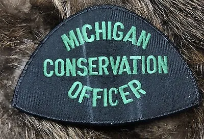 Michigan Conservation Officer MI Patch Misprint -Black/Green • $48.50