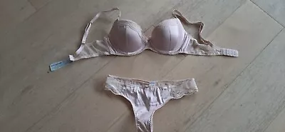 Bra And Pants Set - Oysho - Bra 34C - Pants M - Soft Pink • $50