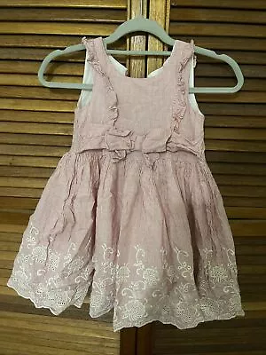 Laura Ashley Girls Cotton Dress Age 6 • £6