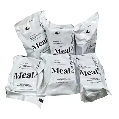 Random 6 Pack - Cold Weather Military MRE  - JAN 2025 Or Later INSP Date • $72.50