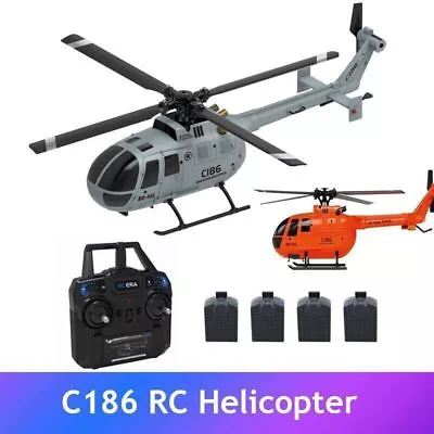 C186 2.4G 4CH RC Helicopter 6Axis Wlectronic Gyroscoop Stabilization Plane Drone • $91.99