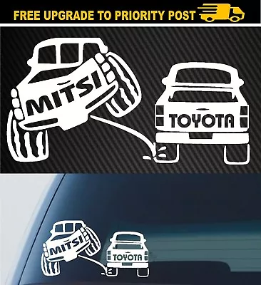 MITSUBISHI TRITON UTE 4x4 4wd Funny OFF ROAD Sticker Decal • $7.99