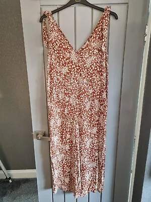 Miss Selfridge Cropped Jumpsuit Size 10 Gorgeous Summer Holiday • £4