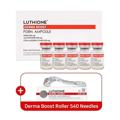 [LUTHIONE] Derma Boost PDRN Ampoule 1Kit (Ampoule 5ml *5ea) + MTS Roller • $59.71