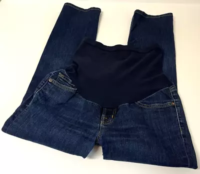 J Brand Maternity Jeans Size 31 The Pencil Leg Crop Dark Jeans A Pea In The Pod • $25.46