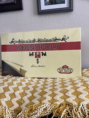 Monopoly 1935 Classic Edition Reproduction Deluxe 1st Edition Factory Sealed New • $35